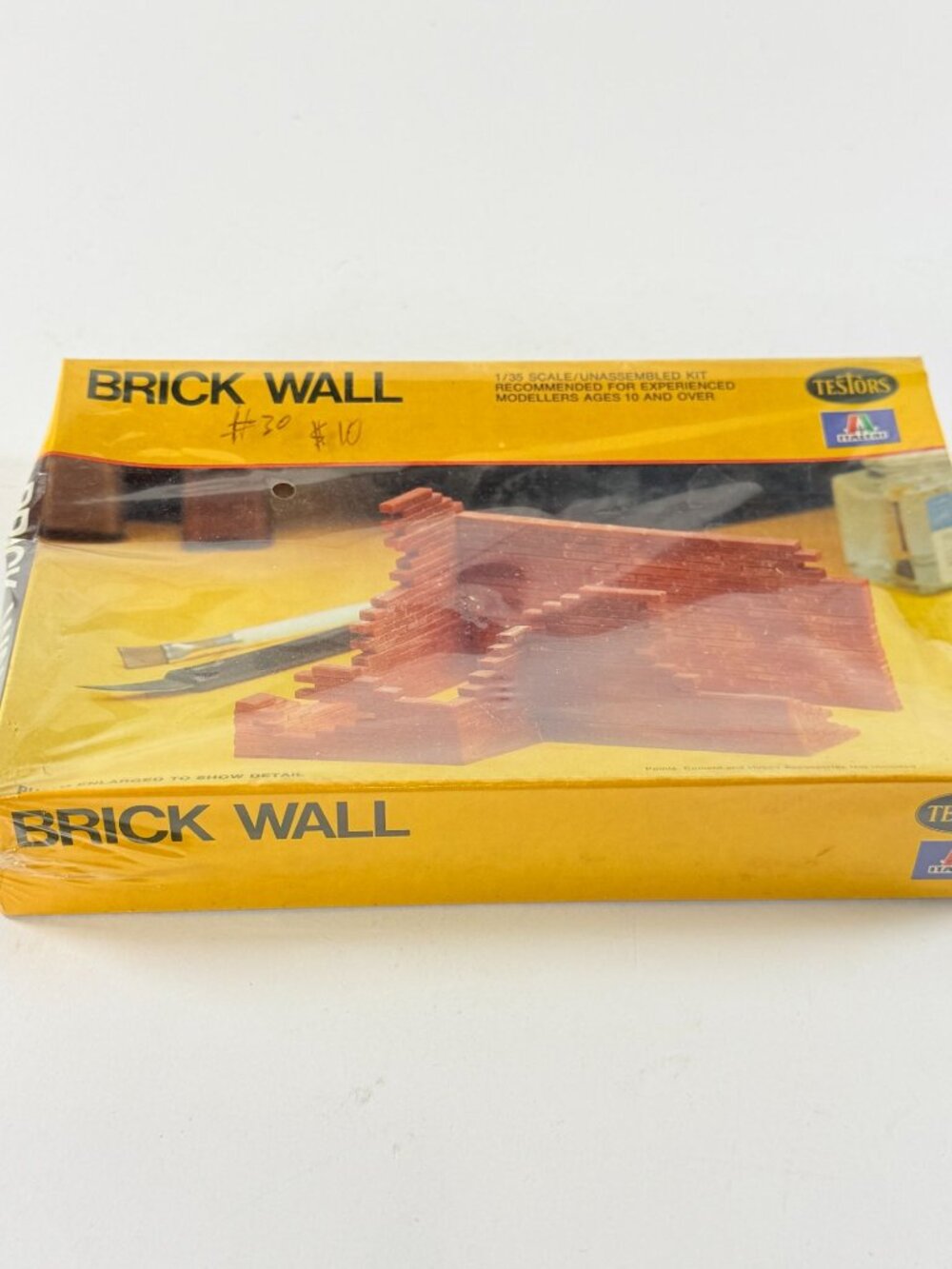 Vintage Testors Italeri Brick Wall 1/35 Scale Model Kit Sealed For Diorama Build
